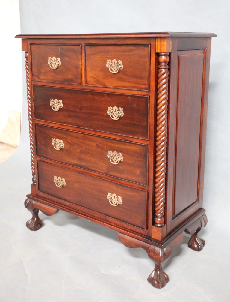 Mahogany Wood Chippendale Chest Of Drawers Turendav Australia Antique Reproduction Furniture